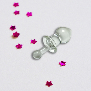 2025 Hot Sale Veilige Waterdichte Glazen Kristal Masturbator Korte Steel Vrouwelijke Anale Plug Erotische <span class=keywords><strong>Dildo</strong></span> - Product Image 3