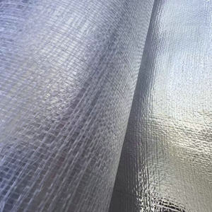 Tissu tissé avec revêtement en aluminium, film PET métallisé, épaisseur personnalisée, auvent extérieur, imperméable, résistant à l'humidité, isolant thermique - Product Image 4