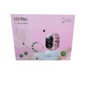 Bộ Quà Tặng Phụ Nữ Đồ Trang Sức Phù Hợp Với Montre Intelligente Smartwatch Kết Nối Thông Minh Đồng Hồ A89 Cộng Với - Product Image 4