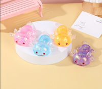 Jouet Squishy Salamandre en Gros, à Rebond Lent, Anti-Stress, Amusant à Pincer, Simulation Douce en TPR, Jouet Sensoriel en Maltose, Cadeau de Bureau