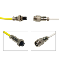 Kabel Keyboard USB Tipe C 2M Model Spiral Laris Manis dengan Hub USB C untuk Keyboard Mekanik, Konektor Aviator Spiral yang Tahan Lama
