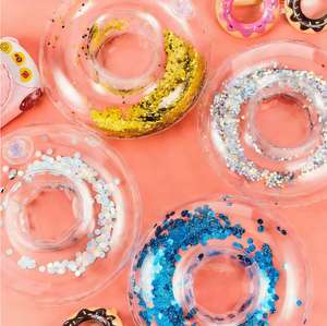 Portavasos inflable de PVC personalizado de fábrica - <span class=keywords><strong>Posavasos</strong></span> flotante para <span class=keywords><strong>piscina</strong></span> con lentejuelas, anillo de natación de verano, <span class=keywords><strong>posavasos</strong></span> para vasos al por mayor - Product Image 1