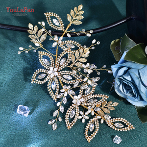 YouLaPan - Accesorios para el Cabello de Mujer Hechos a Mano, Exquisitos, Lujosos y Brillantes, Decorados con Diamantes de Imitación, para Novias, <span class=keywords><strong>HP305</strong></span> - Product Image 6