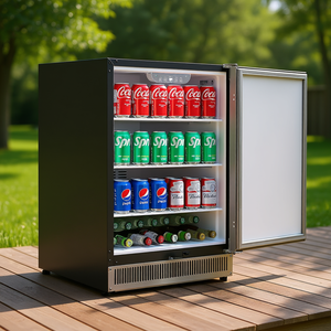 Enfriador de Bebidas Vevor de 24 Pulgadas para Exteriores, Refrigerador de Compresor de Una Zona de 150 Qt para Uso en Interiores y Exteriores - Product Image 2