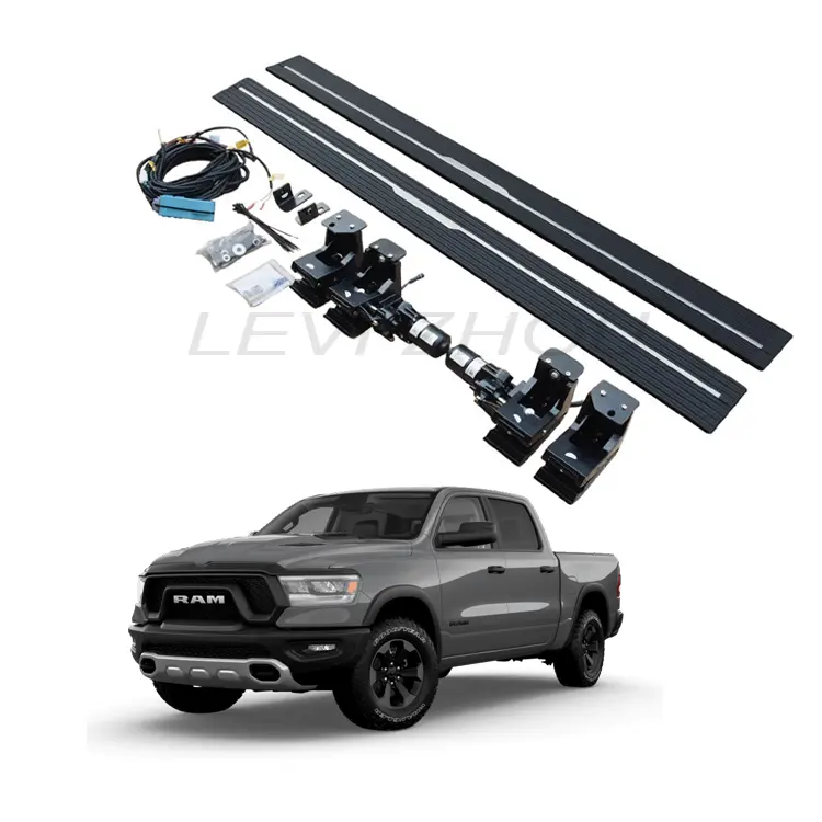 Power Side Step Electric Running Board SUV Retractable Foot Pedals For Dodge RAM 1500 2017+