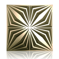 Panneau mural et autocollant 3D en PVC imperméable, écologique, noir mat, en forme de diamant, pour la décoration murale extérieure des salles de bain