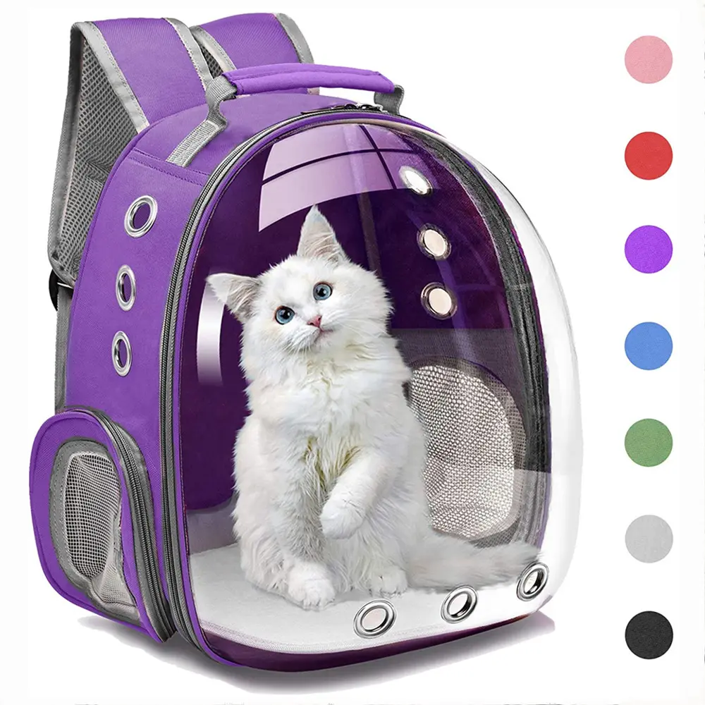 Offre Spéciale sacs de voyage transparents respirants et portables pour chiens et chats, sac à dos de transport pour petits animaux de compagnie