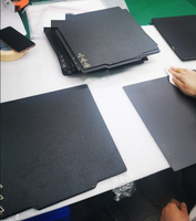 Pièces d'imprimante 3D en gros, plaque de construction PEI noire avec surface texturée lisse, feuille flexible pour tous types d'imprimantes 3D FDM