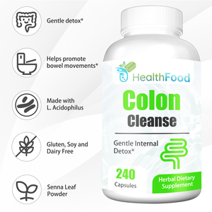 Cápsulas de Limpieza de Colon y Desintoxicación para la Pérdida de Peso con Semillas de Lino, Ayuda a Promover el Tránsito Intestinal - Product Image 5