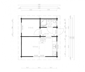 Toit à pignon Nouvelle-Zélande Australie Maison en bois préfabriquée Petite maison confortable beau jardin Maison de vacances et de loisirs - Product Image 5