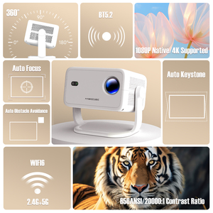 Magcubic 330Ansi L018 4K <span class=keywords><strong>Projector</strong></span> Native 1080P Home Cinema Auto Focus Keystone <span class=keywords><strong>Android</strong></span> 14 Wifi6 Draagbare <span class=keywords><strong>Projector</strong></span> Voor Buiten - Product Image 2