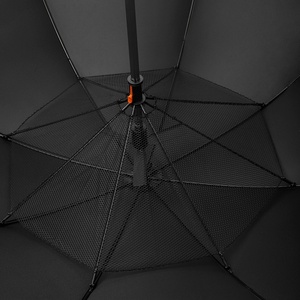 Parapluie populaire à long manche avec ventilateur intégré, alimenté par batterie externe USB, doté d'un ventilateur de refroidissement et d'une protection solaire, disponible pour personnalisation - Product Image 3