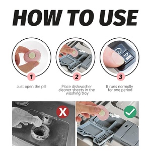 Oem Mạnh Mẽ Thân Thiện Với Môi Máy Rửa Chén Máy Làm Sạch Chất Tẩy Rửa Máy Tính Bảng Cho Giúp Loại Bỏ Limescale Và Mùi Gây Dư Lượng - Product Image 6