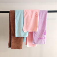 Serviette de golf en microfibres imprimée numériquement avec logo personnalisé serviettes de gym
