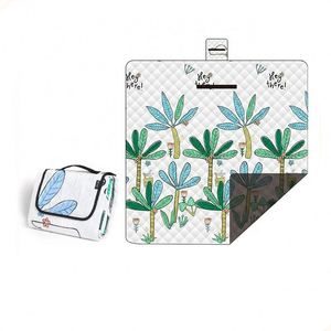 Patten Customized <b>Foldable</b> Waterproof Oxford Camping Portable Picnic Blanket Beach Camp Mat - Product Image 4