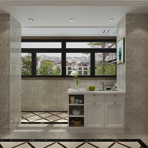 Meuble de cuisine moderne multifonctionnel de luxe léger, îlot de cuisine, table de restaurant, contreplaqué personnalisé, imperméable - Product Image 4