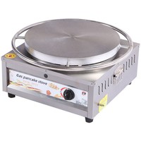 Machine à crêpes automatique à gaz ; Plaque de cuisson commerciale à gaz en forme de pieuvre, carrée, rotative, à huit bras