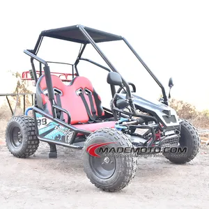 Serin tasarım 1200W 1500W güçlü yetişkin yarış Buggy Buggy çerçeve malzeme alaşımlı çelik elektrikli Go Kart Buggy
