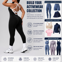 Combinaison de yoga une pièce sans couture en Spandex/Nylon, style européen et américain, grande taille, color-block, pour femme, avec bretelles croisées, magnifique