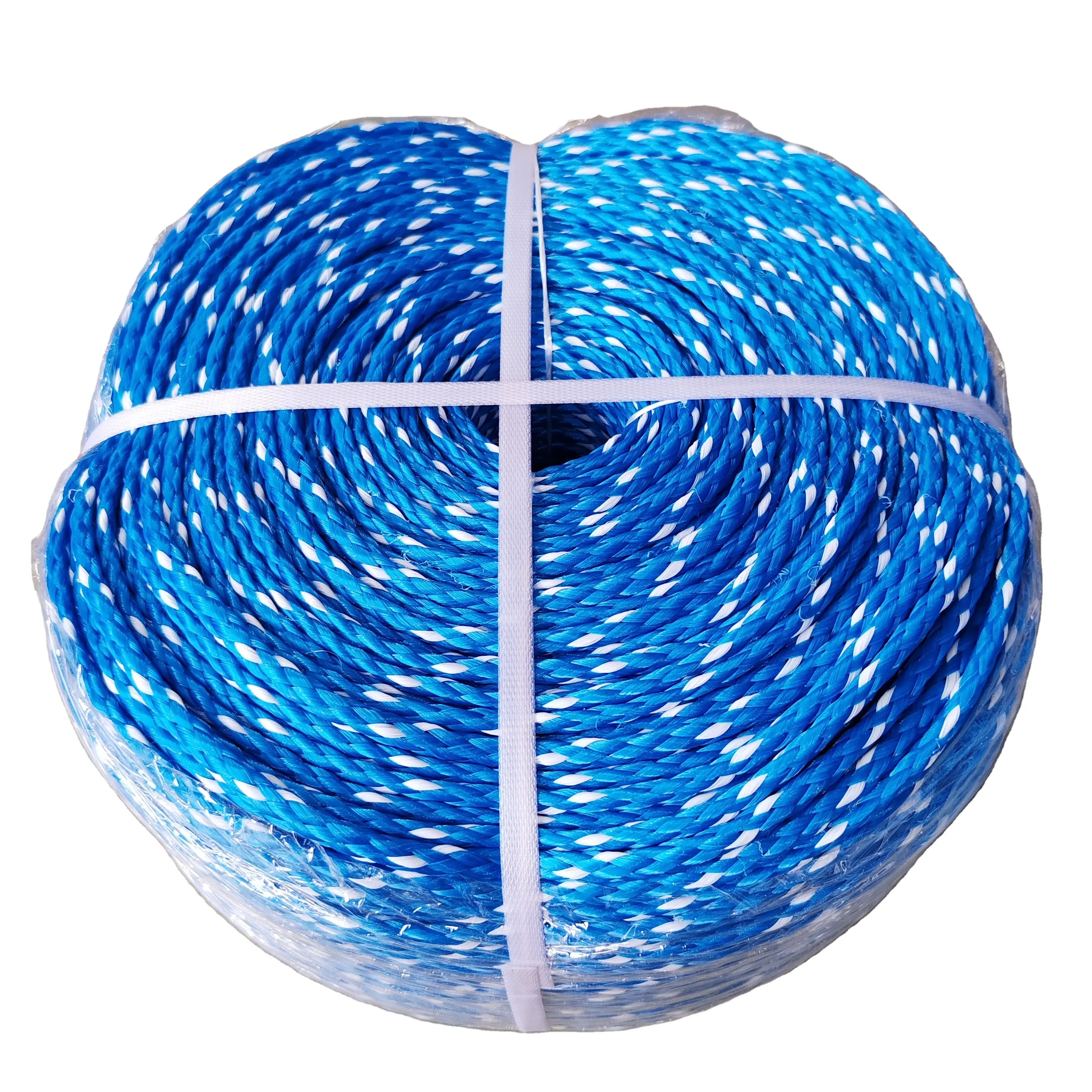 6 мм синий полый плетеный PE веревка