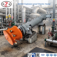 Calentador de Circulación Eléctrico de Nitrógeno para Horno de Coque, ATEX 800kW 660V, para Unidad de Eliminación de Benceno en Proyecto de COG a LNG de 30000Nm³/h