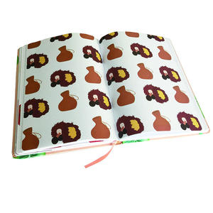Agenda personnalisé à couverture rigide avec ruban, impression personnalisée à bas prix - Product Image 6