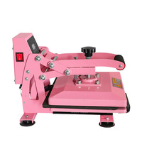 Vesub Vente en gros Machine de presse à chaud pour t-shirt avec étiquette rose de style européen 23*30cm