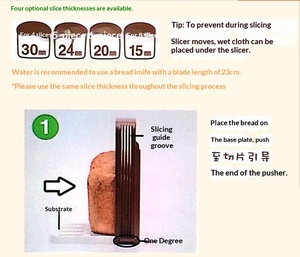 <b>Bread</b> <b>Cutter</b> <b>Bread</b> <b>Cutters</b> <b>Bread</b>/Toast <b>Cutter</b> Mold Kitchen Sandwich Slicing Foldable Tools with 4 Thickness Toast <b>Cutter</b> - Product Image 5