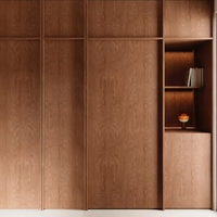 Porte escamotable minimaliste moderne Porte intérieure en bois de haute qualité, élégante, robuste et durable pour salle de bain peu encombrante