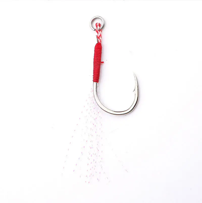 Alpha Stainless Steel Fishing Hook With Flasher Assist Hooks fishing jig hooks