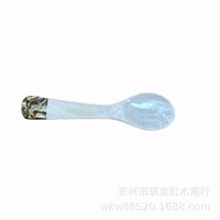 Cuillère à coquille d'ormeau en nacre naturelle de 10cm pour dégustation de caviar