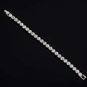 Braccialetto Coreano Classico alla Moda per Donne, Mix and Match con Strass da 6mm, Vendita Diretta dalla Fabbrica B100 - Product Image 1