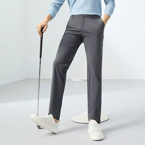 מכנסיים גברים חדשים אופנתיים בגזרה ישרה, מותן בינוני עם גומי, אפשרות להדפסת לוגו, מכנסיים נוחים וגמישים - Product Image 4