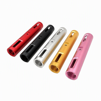 Boîtier de microphone en aluminium usiné sur mesure par CNC, coque de micro en aluminium anodisé, pièces métalliques de tournage CNC de précision