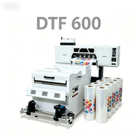 Imprimante DTF600 - Vente directe d'usine de haute qualité avec 2 ou 4 têtes, haute résolution, compatible avec les têtes d'impression XP600 I1600 I3200