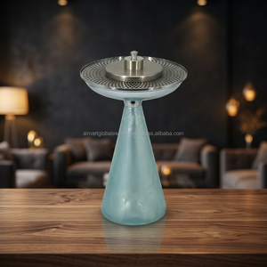 Quemador de Incienso Metálico Premium con Base de Mármol, Elegante Quemador Árabe de Bakhoor para Fragancia del Hogar y Decoración Espiritual, con Tapa de Jaula Pulida - Product Image 4