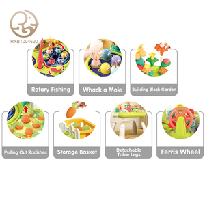 Table <span class=keywords><strong>de</strong></span> <span class=keywords><strong>jeu</strong></span> <span class=keywords><strong>de</strong></span> puzzle pour enfants haut <span class=keywords><strong>de</strong></span> gamme PC écologique multi-fonctionnel Whack-A-Mole détachable nouvelle Cognition classique - Product Image 3