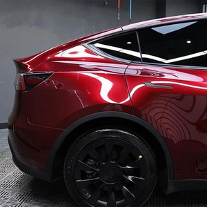 SAKUTA Haute Qualité <span class=keywords><strong>Dragon</strong></span> Sang Rouge Liquide Métal Film changeant de couleur PET Anti-Rayures Corps Couleur Autocollant De Voiture Vinyle Wrap Films - Product Image 5