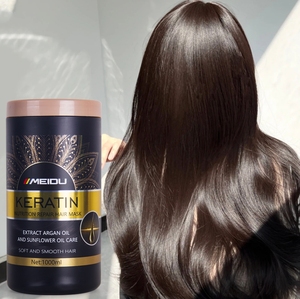 Mascarilla Capilar de Proteína Brasileña con Aceite de Argán y Queratina para Reparación del Cabello - Product Image 2