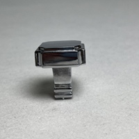 Poignées et Boutons de Meuble Minimalistes Carrés en Alliage de Zinc, Multicolores, à Trou Unique pour Armoire, Commode, Cuisine, Hôtel