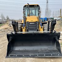 Untuk Sany BHL105 10,5-ton Wheeled Crawler Loader Mesin Cummins 1,1 m Depan 0,2 m Belakang Bucket Penggerak Roda 4x4 Momen Beban Tinggi
