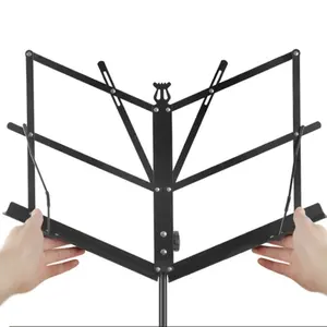 KEBIKUO P-02 verstellbare Popular Music Stands Dekorative Iron Music Stands