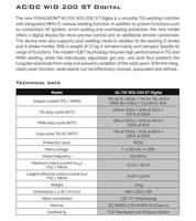 Machine à souder à l'arc TIG numérique 3-en-1 avec écran, certifiée officiellement, pour souder AC/DC/MMA, modèle STAHL WERK WIG200STDIGITAL