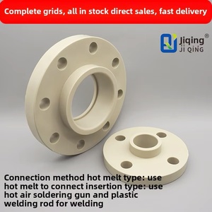 Jiqing mông hàn tương thích và áp lực cao Khoan Dung nhựa hóa chất phụ kiện đường ống pph nóng chảy ổ cắm mặt bích - Product Image 4