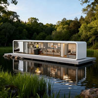 Hôtel capsule modulaire intelligent industriel Apple Cabin avec cuisine/salle de bain, utilisation en resort de luxe, garantie de 3 ans