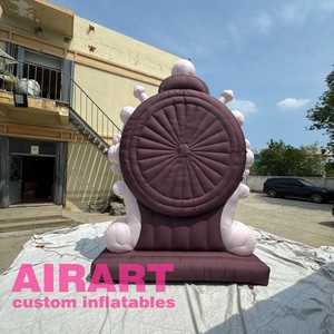 หอนาฬิกาเป่าลมที่เป่าลมได้สมจริงสำหรับตกแต่งกลางแจ้ง - Product Image 4