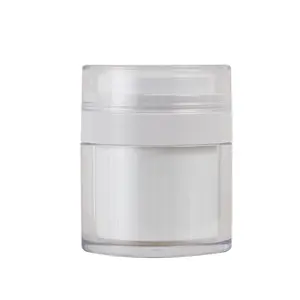 50g 15g 30gDouble crema di plastica dispenser imballaggio cosmetico bottiglia crema sottovuoto acrilico viso crema bottiglia sottovuoto