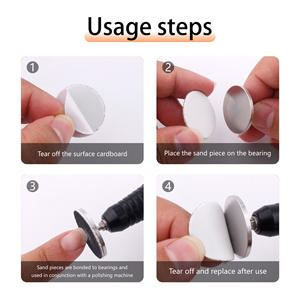 80 # ~ 240 # Grift 100 unids/caja banda de lijado de uñas con rodamiento manicura pedicura papeles de lijado de uñas para la eliminación de callos de piel muerta - Product Image 4