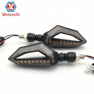 RTS Hot Sole Rts Universal Motorcycle 12 Led Turn Signal Lights Blinker Front Rear Lights Indicator For Motorbike Cruiser Honda