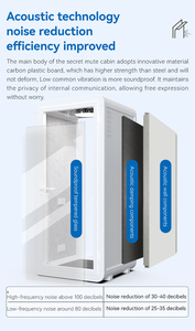 <b>Soundproof</b> <b>Booth</b> Office Home Use Prefabricated <b>Soundproof</b> Rooms 3C Certified Toughened Glass Easy to Install Portable - Product Image 5